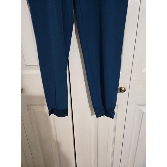 Skechers size small women's dark teal jogger style scrub pants - Picture 4 of 10